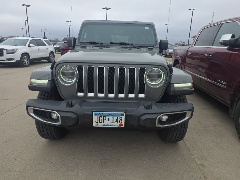 Used 2019 Jeep Wrangler Unlimited Sahara with VIN 1C4HJXEN7KW524095 for sale in Marshall, Minnesota