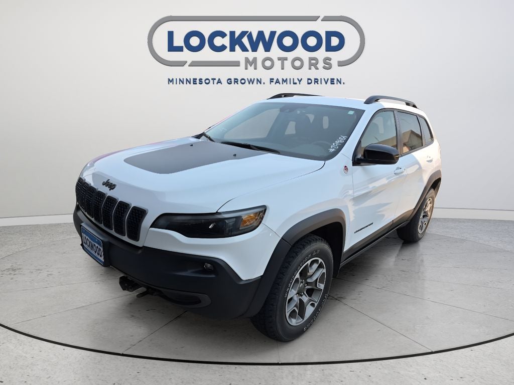 Used 2022 Jeep Cherokee Trailhawk with VIN 1C4PJMBX2ND501470 for sale in Marshall, Minnesota
