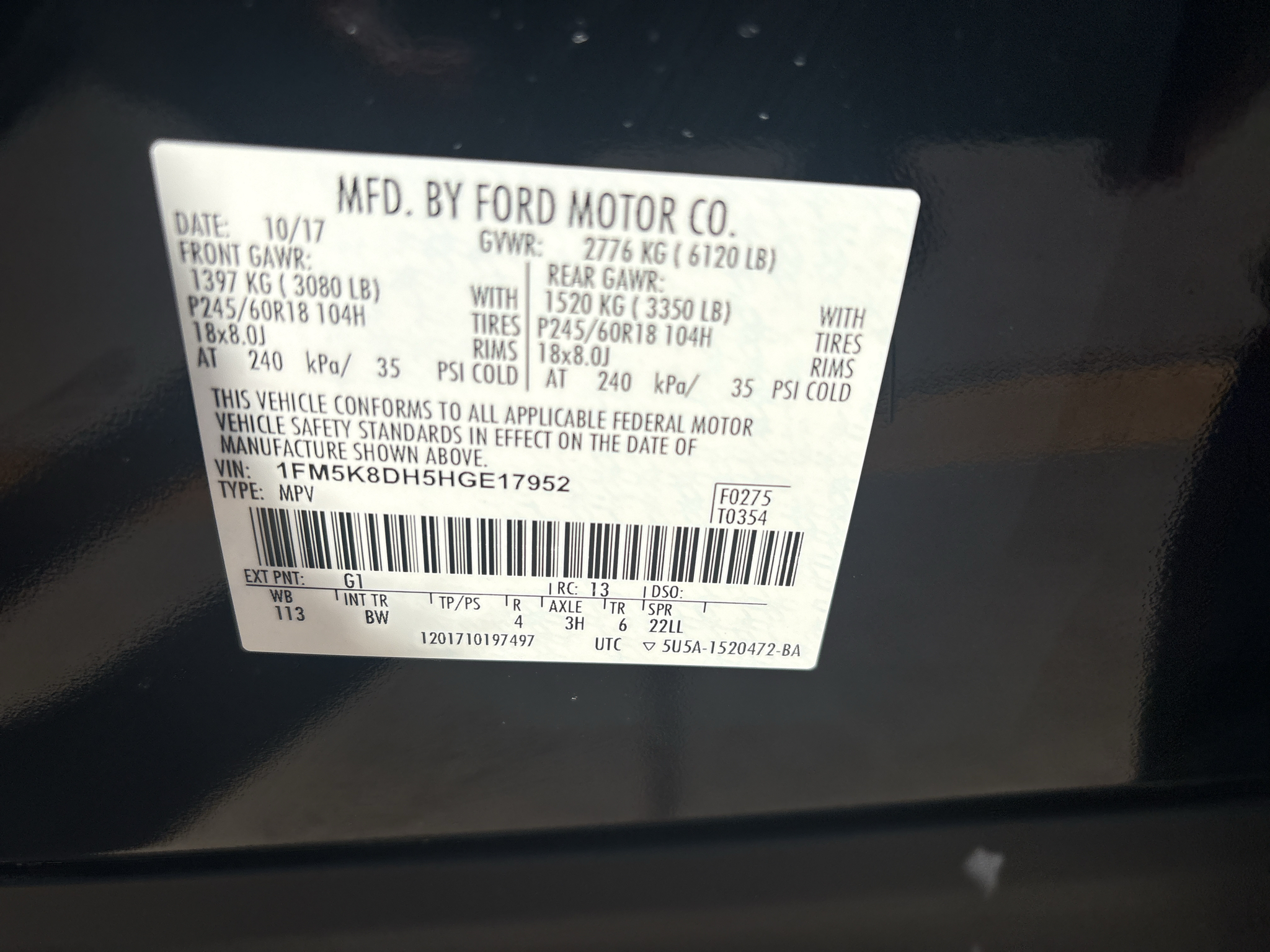 2017 Ford Explorer XLT