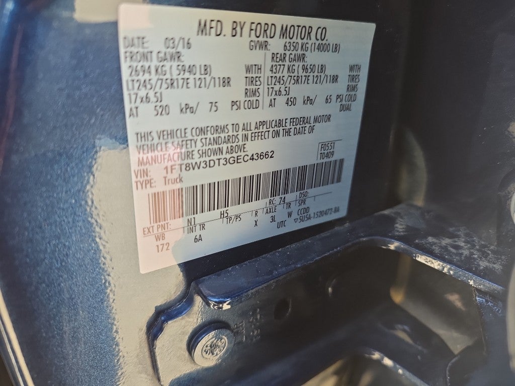 2016 Ford F-350 Super Duty Lariat