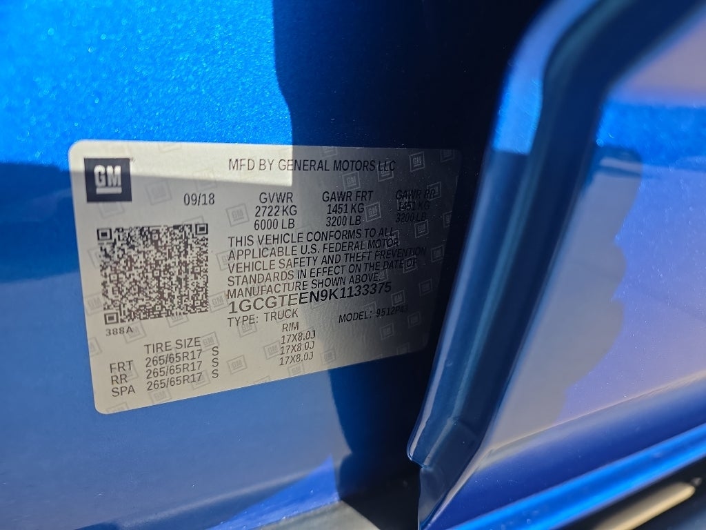 2019 Chevrolet Colorado 4WD ZR2