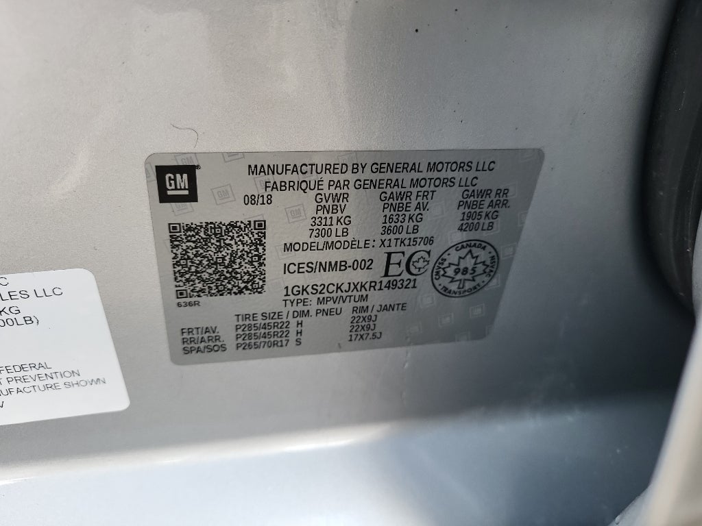 2019 GMC Yukon 1500 Denali