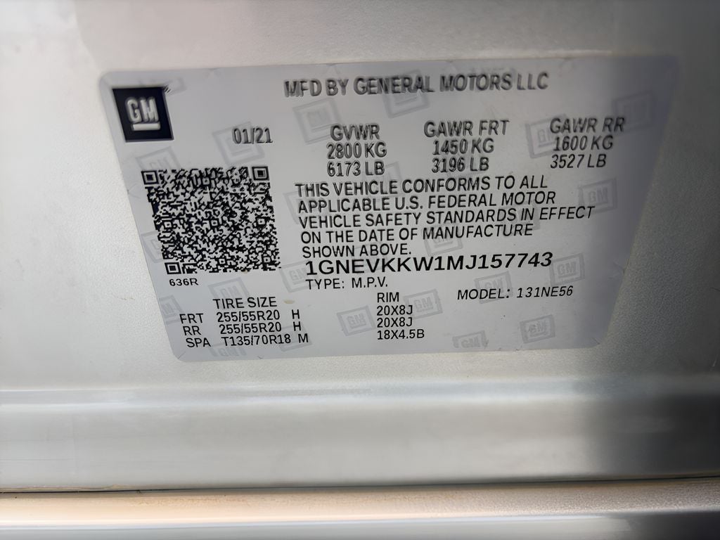 2021 Chevrolet Traverse Premier