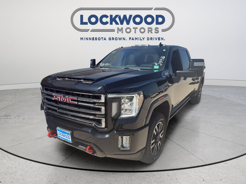 Used 2021 GMC Sierra 3500HD AT4 with VIN 1GT49VEY3MF235708 for sale in Marshall, Minnesota