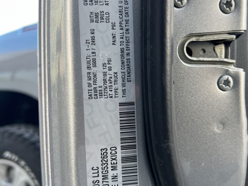 2021 RAM 2500 Big Horn